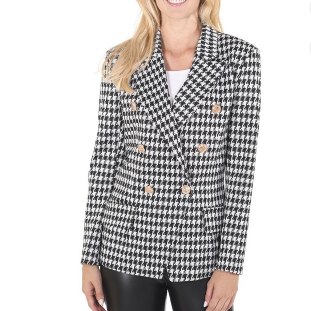 NWT Houndstooth Blazer